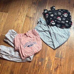 Women’s Pajama Set - Pink and Gray